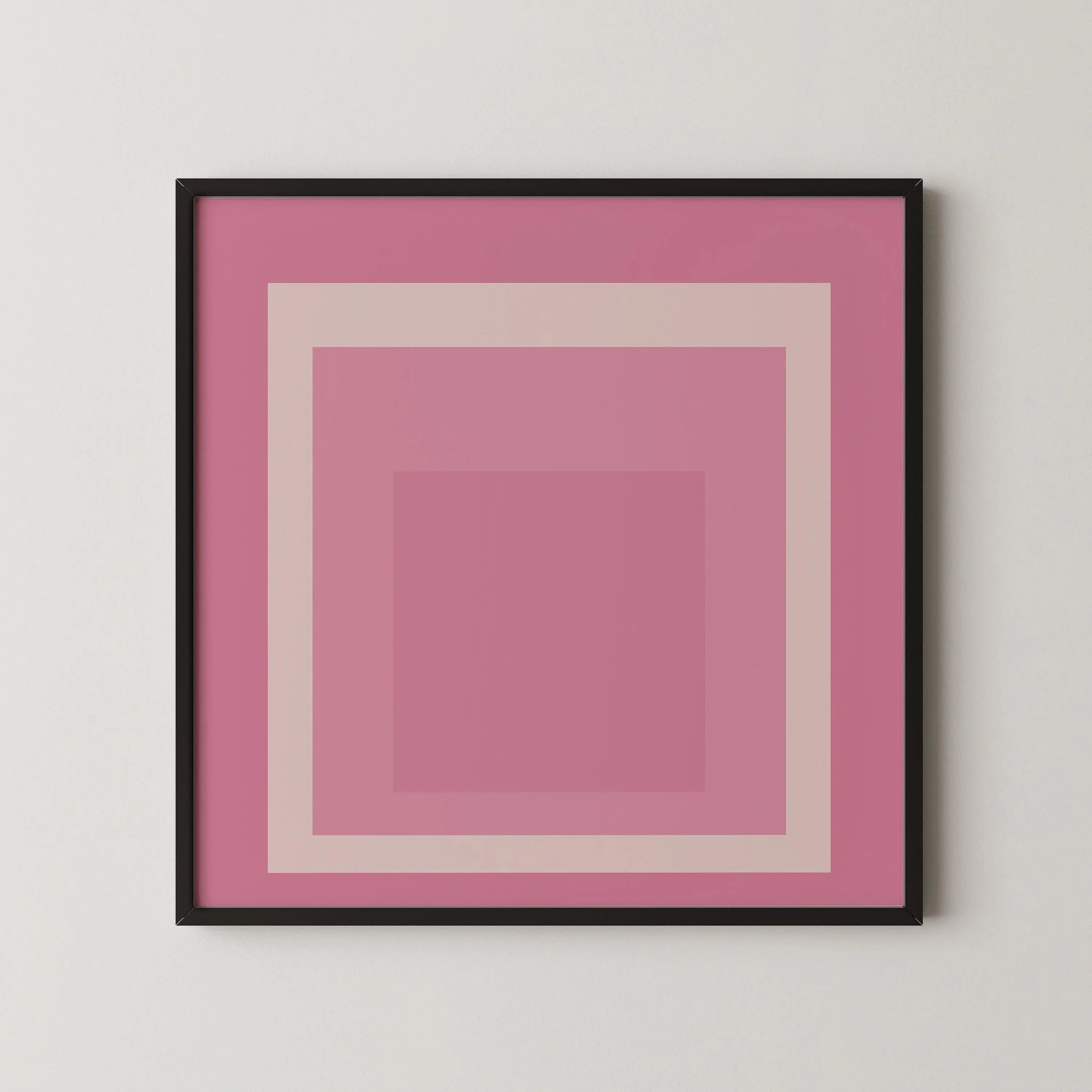 Josef Albers Inspired - Margot - 'Homage to the Square' Giclee Print: Mid - Century Modern Art - 9ArtPrints