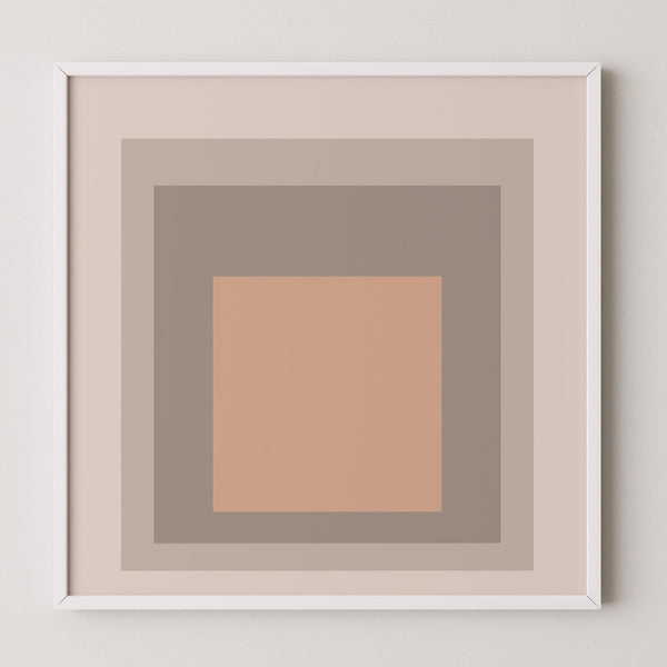 Oaxaca — Homage to the Square | Mid-Century Modern Art Print