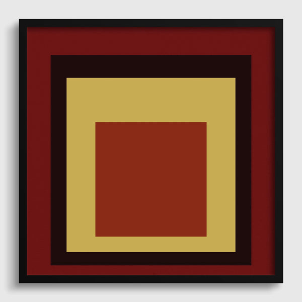 Uber Alles — Homage to the Square | Mid-Century Modern Art Print