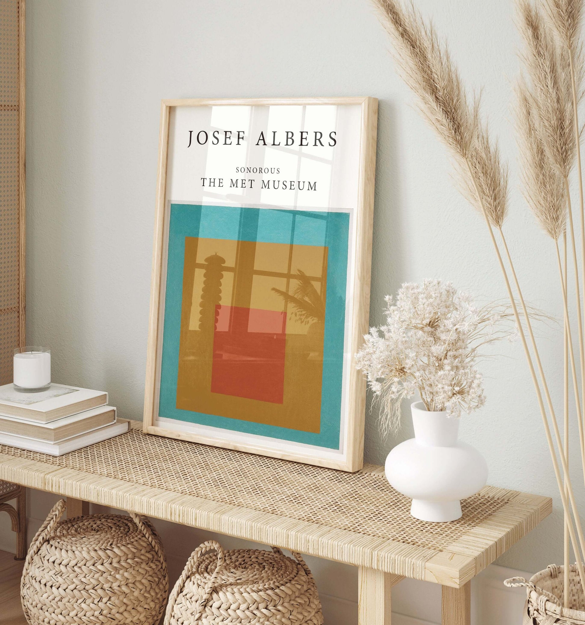 Josef Albers - Sonorous | Homage to the Square Series Famous Abstract Modern Art (available framed or unframed) - 9ArtPrints