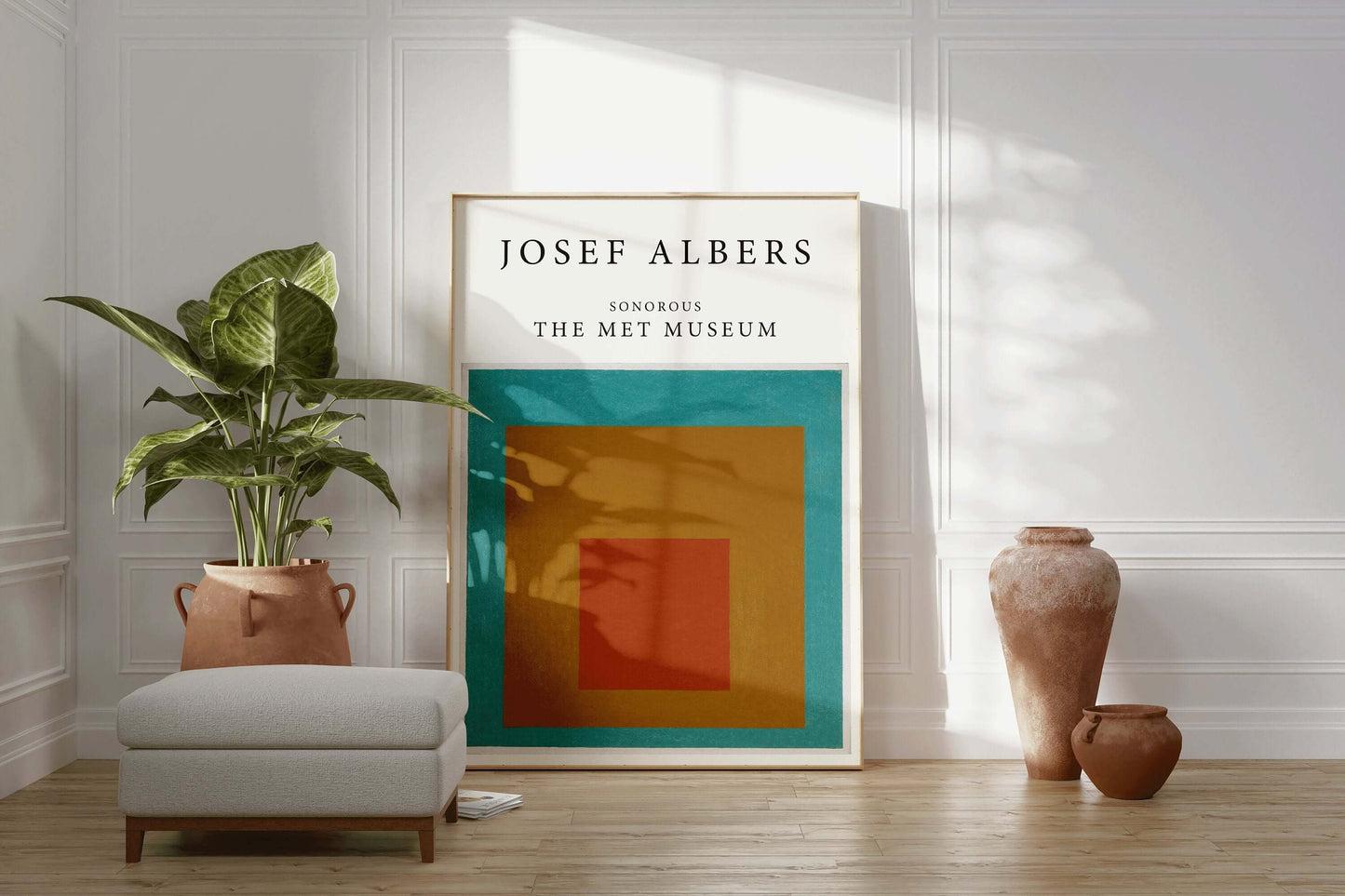 Josef Albers - Sonorous | Homage to the Square Series Famous Abstract Modern Art (available framed or unframed) - 9ArtPrints