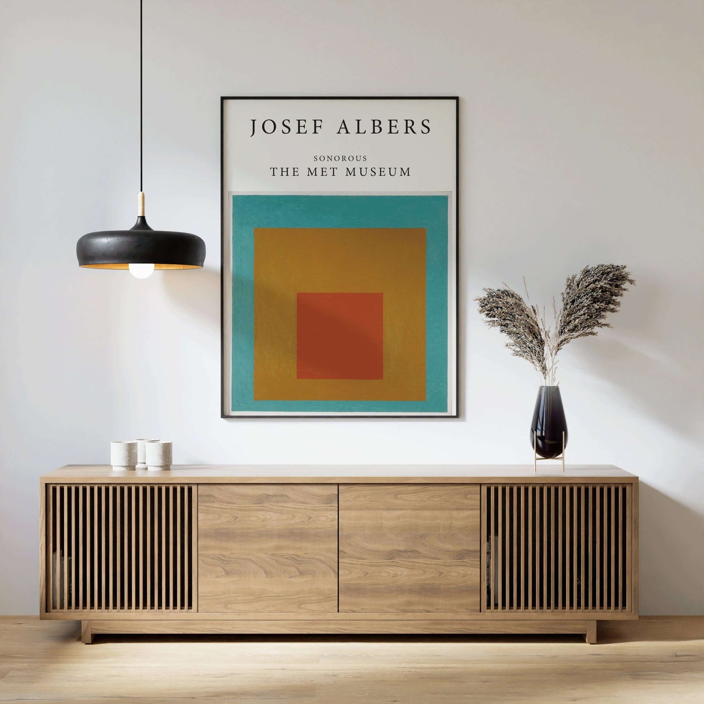 Josef Albers - Sonorous | Homage to the Square Series Famous Abstract Modern Art (available framed or unframed) - 9ArtPrints