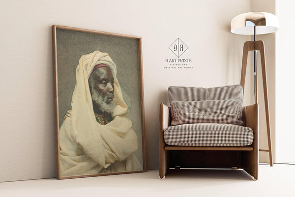 Josep Tapiró Baró — Moorish Elder | Orientalist Portrait Print