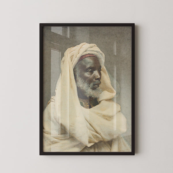 Josep Tapiró Baró — Moorish Elder | Orientalist Portrait Print