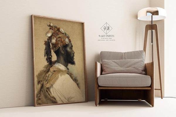 Josep Tapiró Baró — Moorish Man II | Orientalist Portrait Print