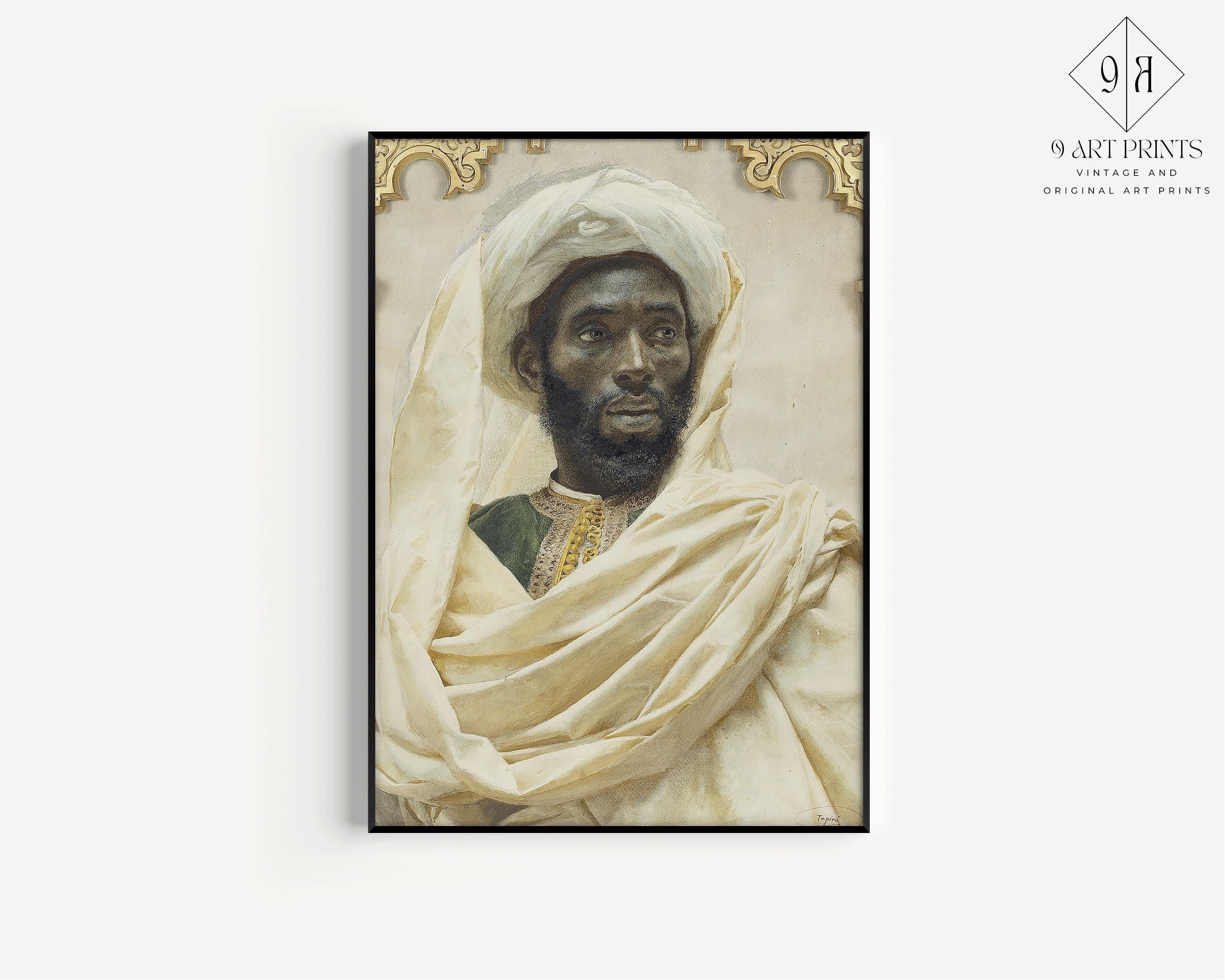Josep Tapir√≥ Bar√≥ - Moorish Man | Famous Orientalist Art (available handframed or unframed) - 9ArtPrints