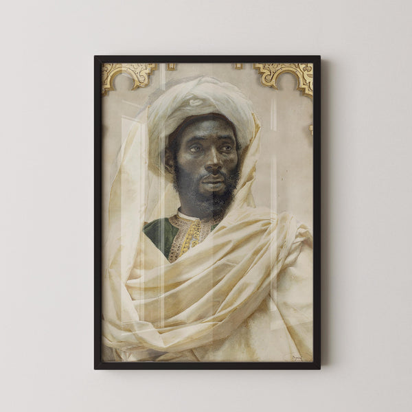Josep Tapiró Baró — Moorish Man | Orientalist Portrait Print