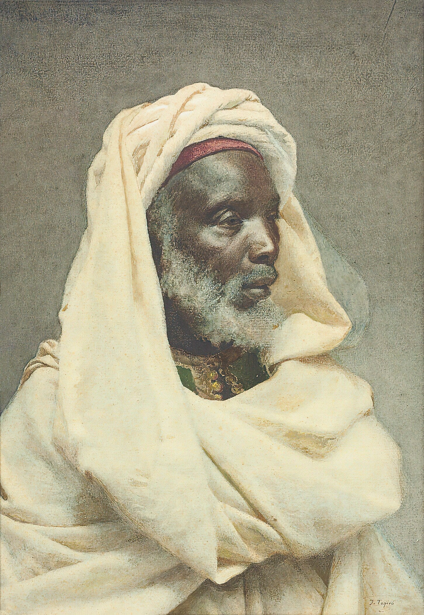 Josep Tapiró Baró — Moorish Elder | Orientalist Portrait Print - 9ArtPrints