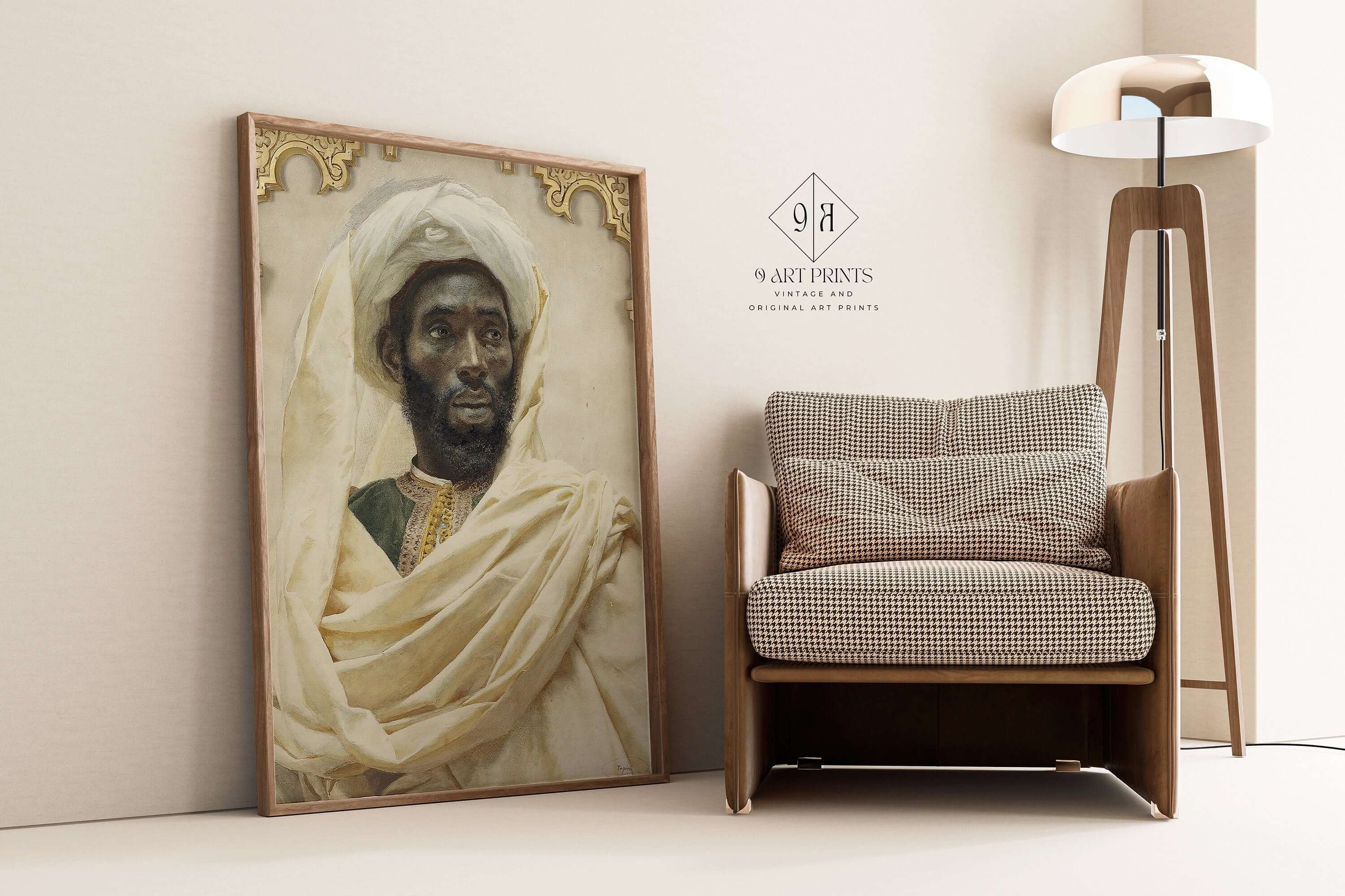 Josep Tapiró Baró - Moorish Man | Famous Orientalist Art (available framed or unframed) - 9ArtPrints