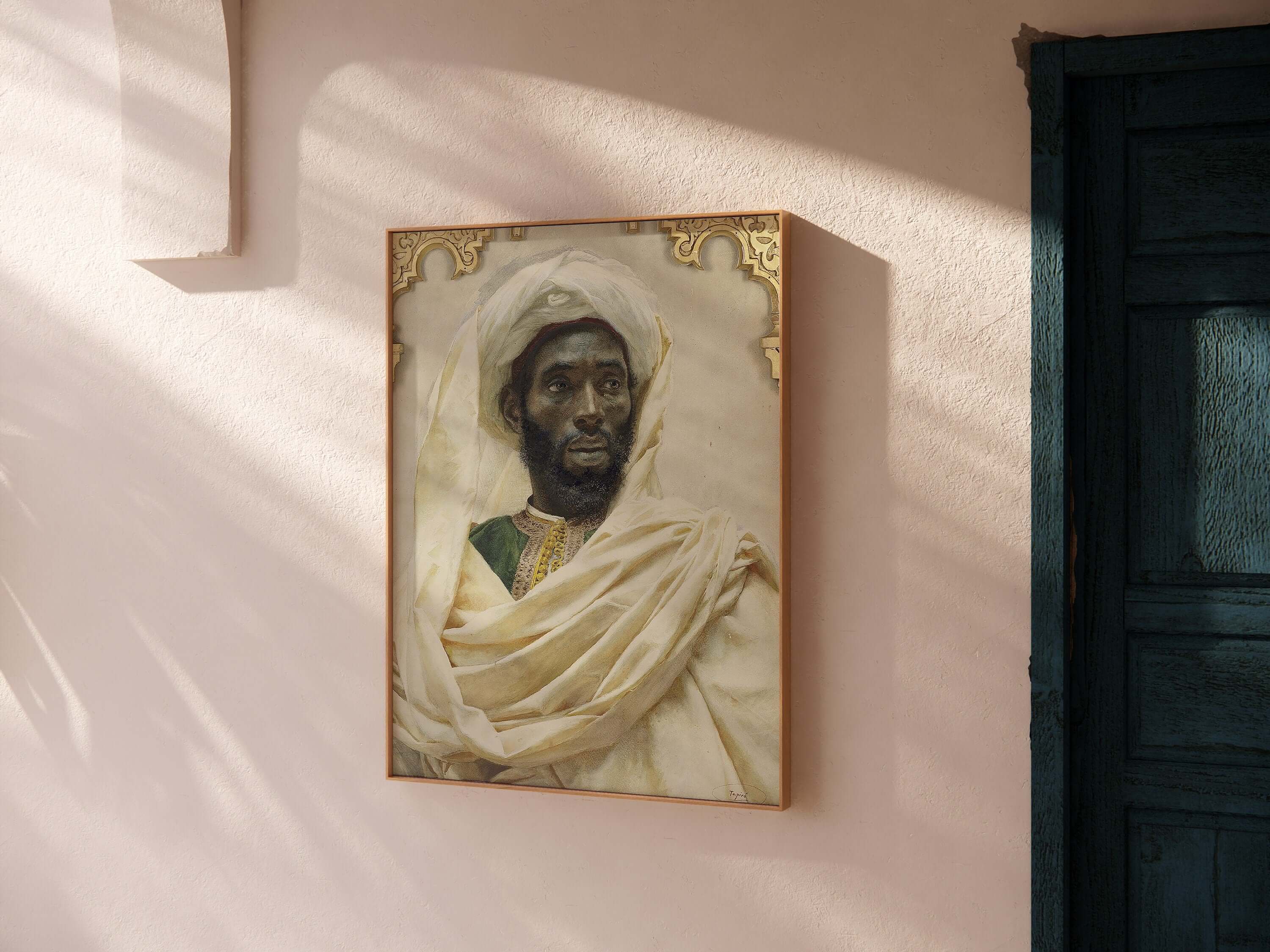 Josep Tapiró Baró - Moorish Man | Famous Orientalist Art (available framed or unframed) - 9ArtPrints