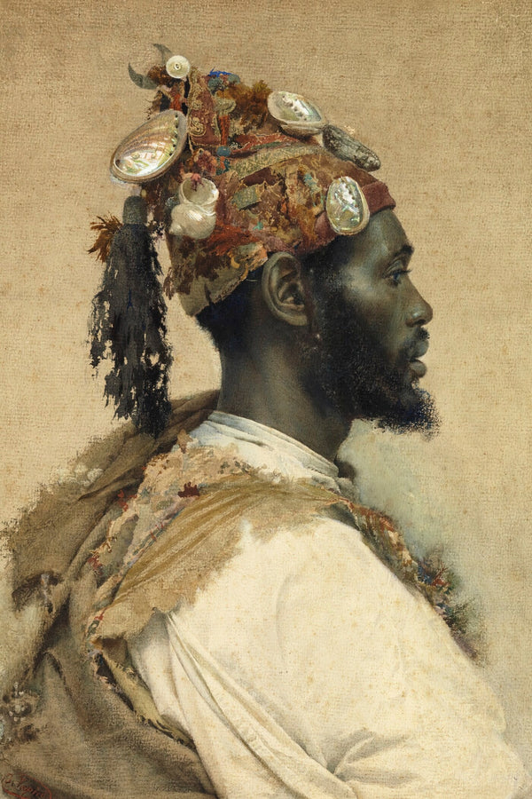 Josep Tapiró Baró — Moorish Man II | Orientalist Portrait Print