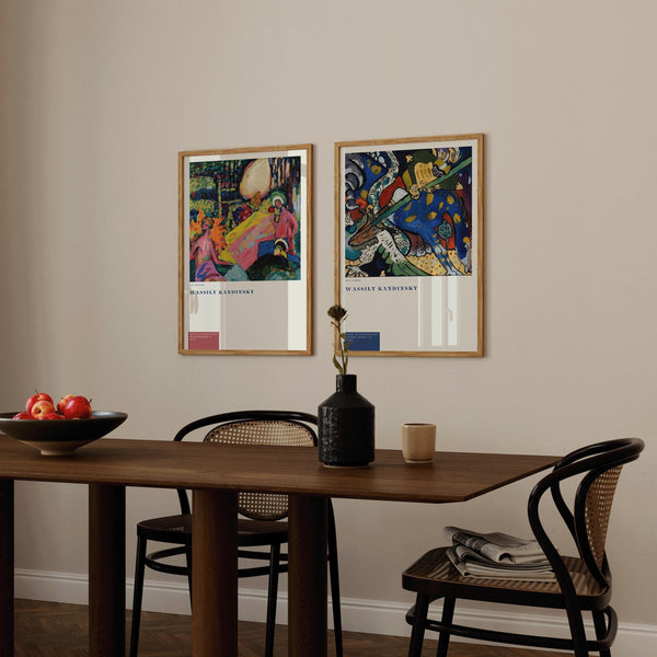 Wassily Kandinsky — Statement Duo | Weisser Klang & St. George | Abstract Art Print
