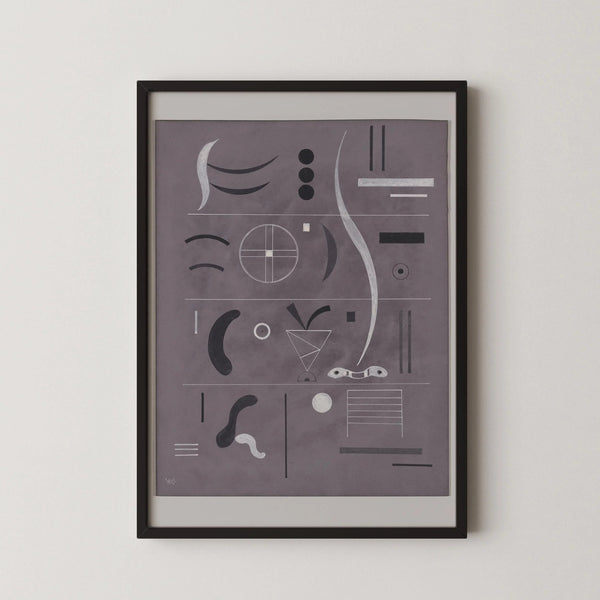 Wassily Kandinsky — Four Parts | Bauhaus Abstract Fine Art Print
