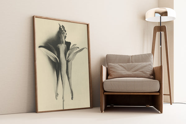 Karl Blossfeldt — Aquilegia chrysantha | Botanical Photograph Print