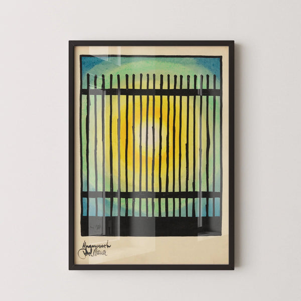 Karl Wiener — Gegenwart (The Present) | Modernist Abstract Print