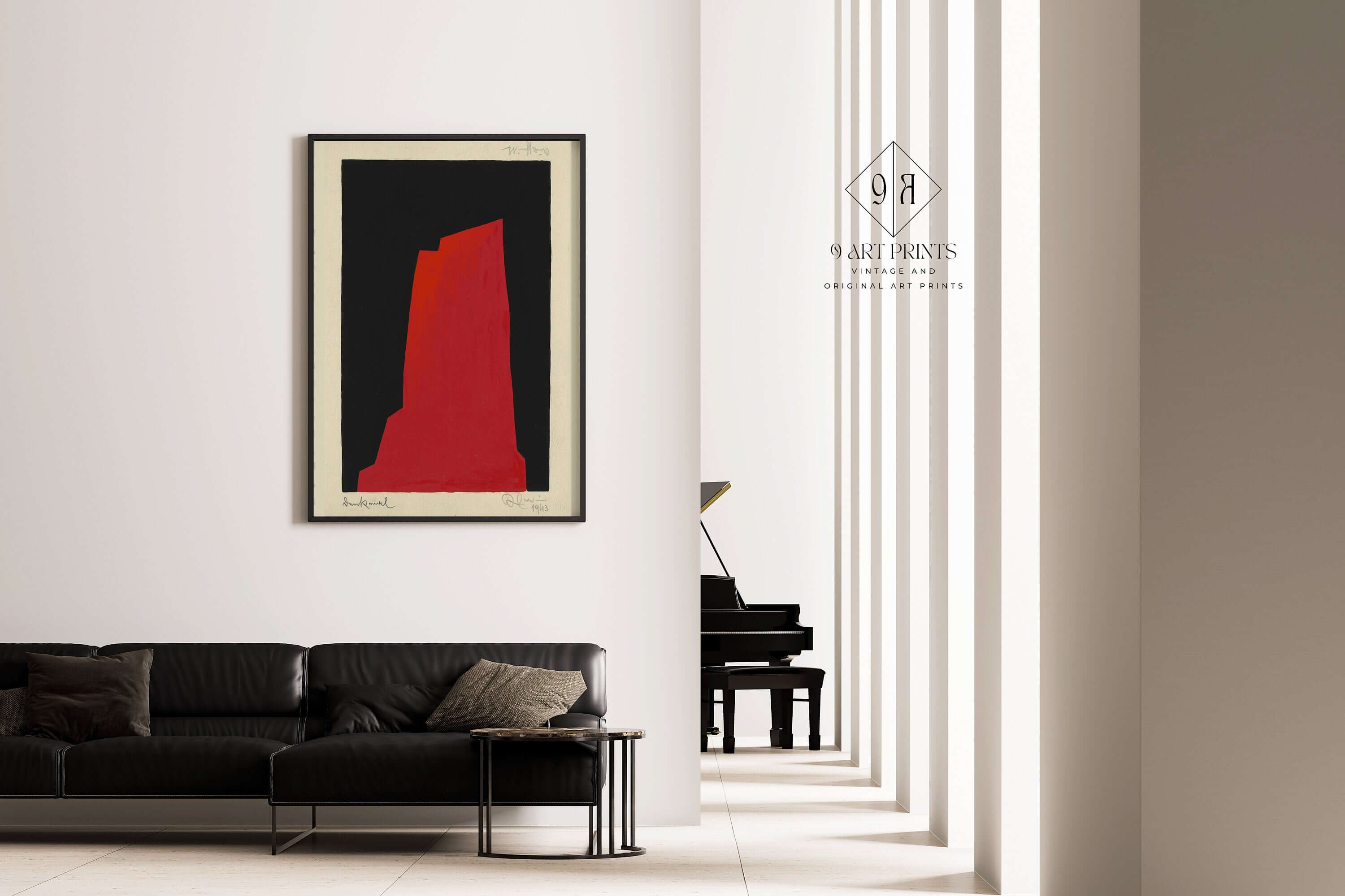 Karl Wiener - Monument | Modern Abstract Art (available framed or unframed) - 9ArtPrints