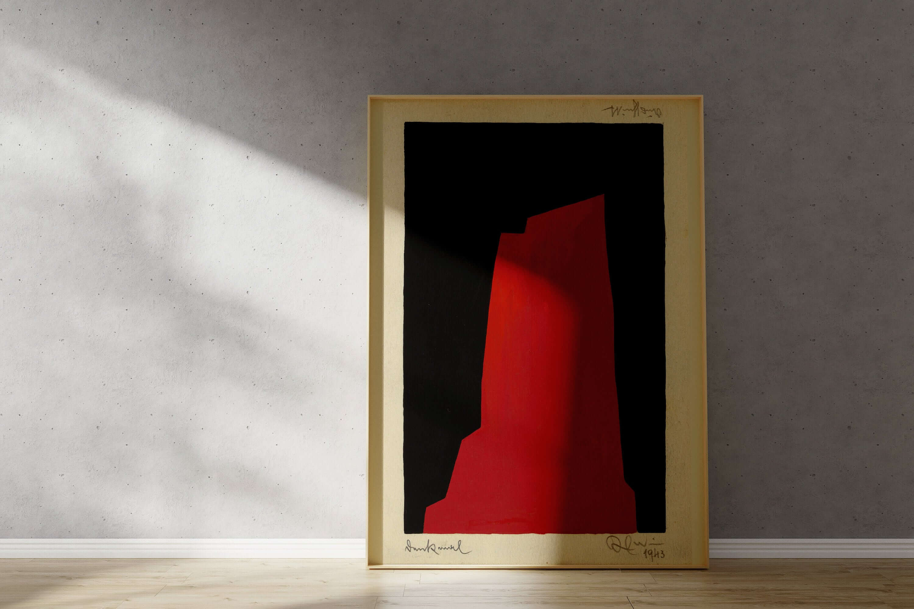 Karl Wiener - Monument | Modern Abstract Art (available framed or unframed) - 9ArtPrints