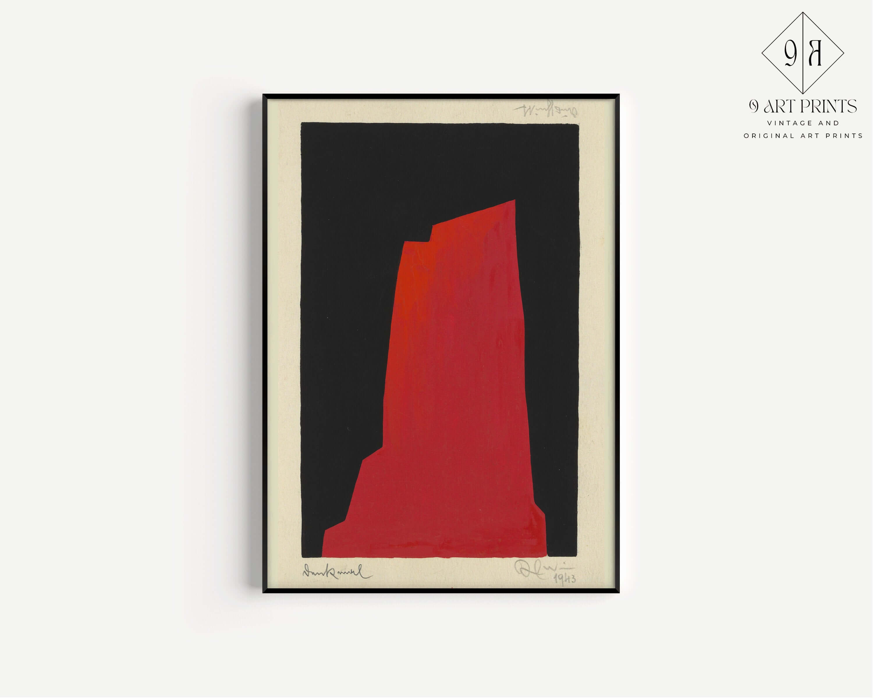 Karl Wiener - Monument | Modern Abstract Art (available framed or unframed) - 9ArtPrints