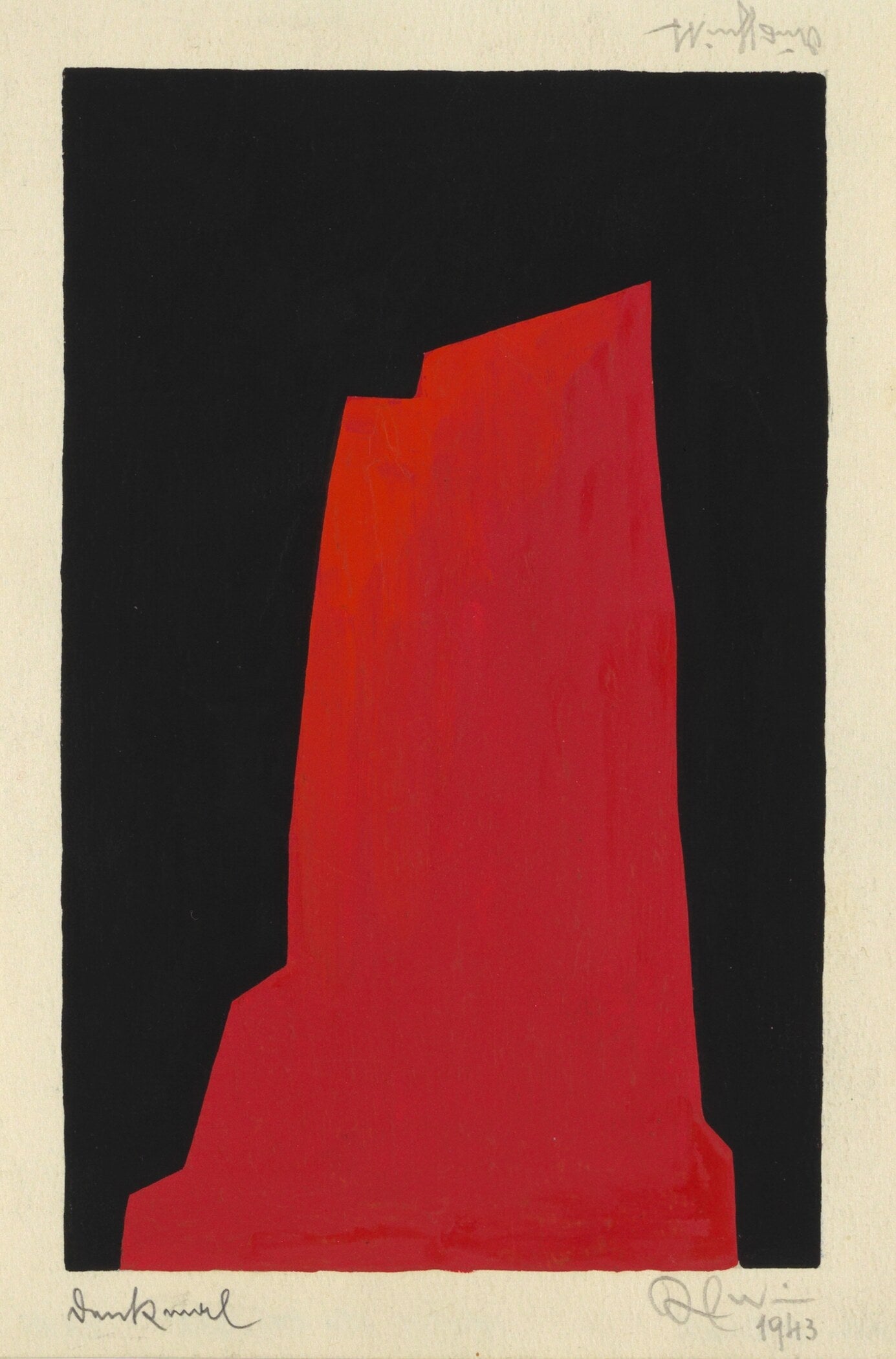 Karl Wiener — Monument | Modernist Abstract Print - 9ArtPrints