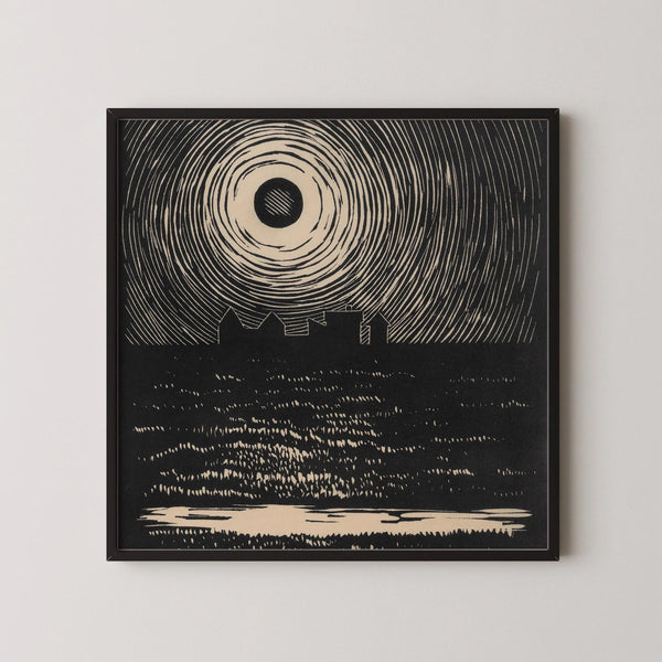 Karl Wiener — Sunset | Modernist Fine Art Print
