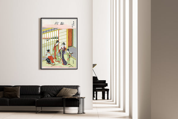 Katsushika Hokusai — Shinagawa | Japanese Woodblock Print (Ukiyo-e)