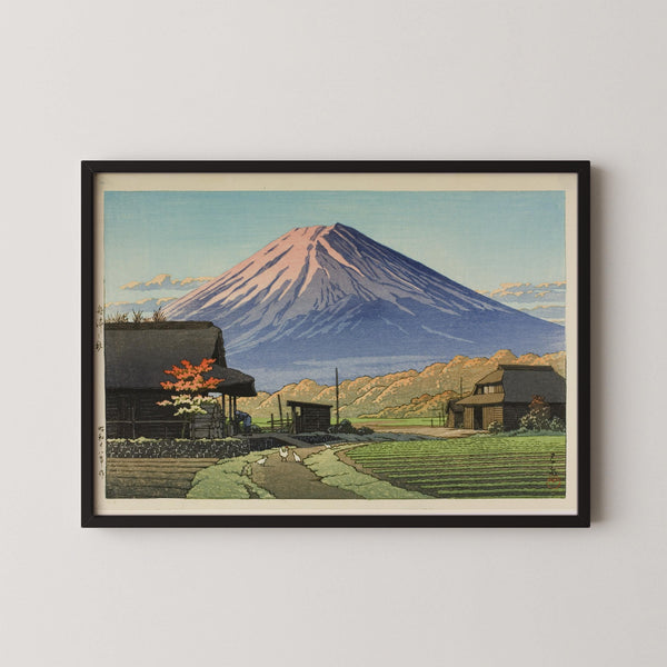 Kawase Hasui — Autumn in Funatsu | Japanese Woodblock Print (Shin Hanga)