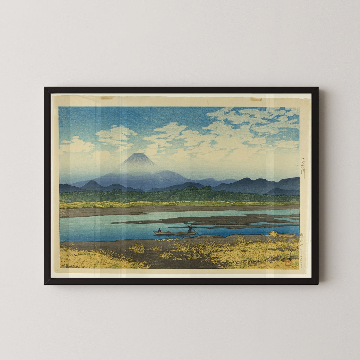 Kawase Hasui — Banyu River | Japanese Woodblock Print (Shin Hanga) - 9ArtPrints
