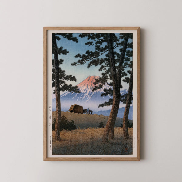 Kawase Hasui — Fuji Mountain Print | Japanese Woodblock Print (Shin Hanga)
