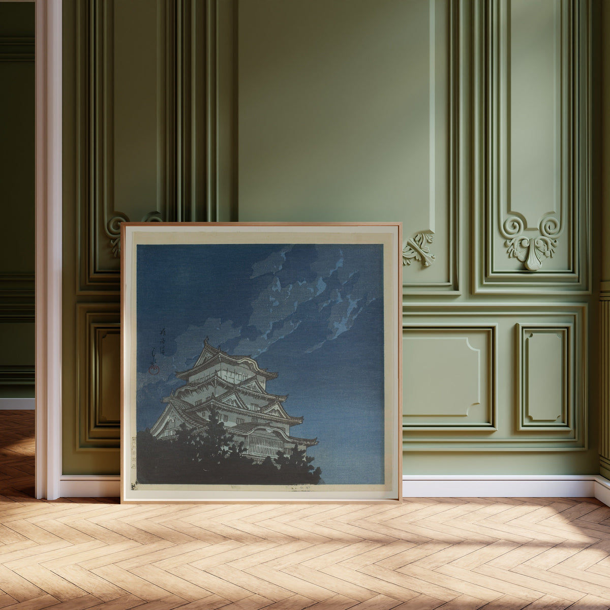 Kawase Hasui — Himeji Castle | Japanese Woodblock Print (Shin Hanga) - 9ArtPrints