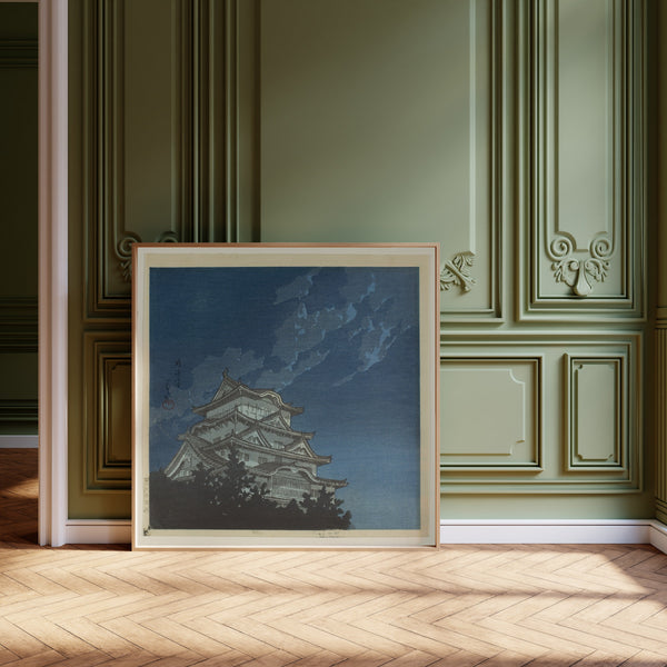 Kawase Hasui — Himeji Castle | Japanese Woodblock Print (Shin Hanga)