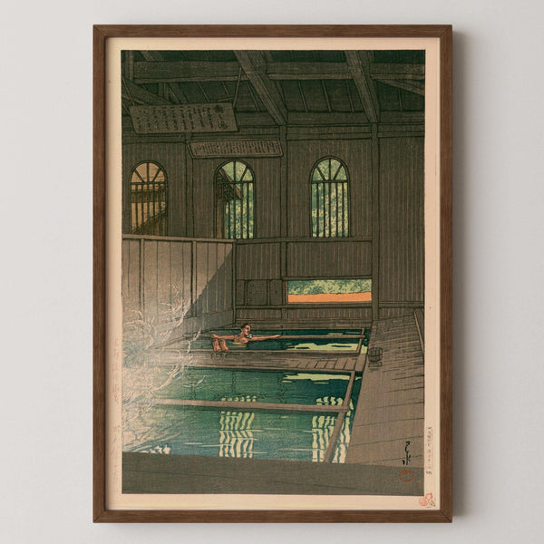 Kawase Hasui — Hoshi Hot Spring in Joshu Giclée Print: | Japanese Woodblock Print (Shin Hanga)