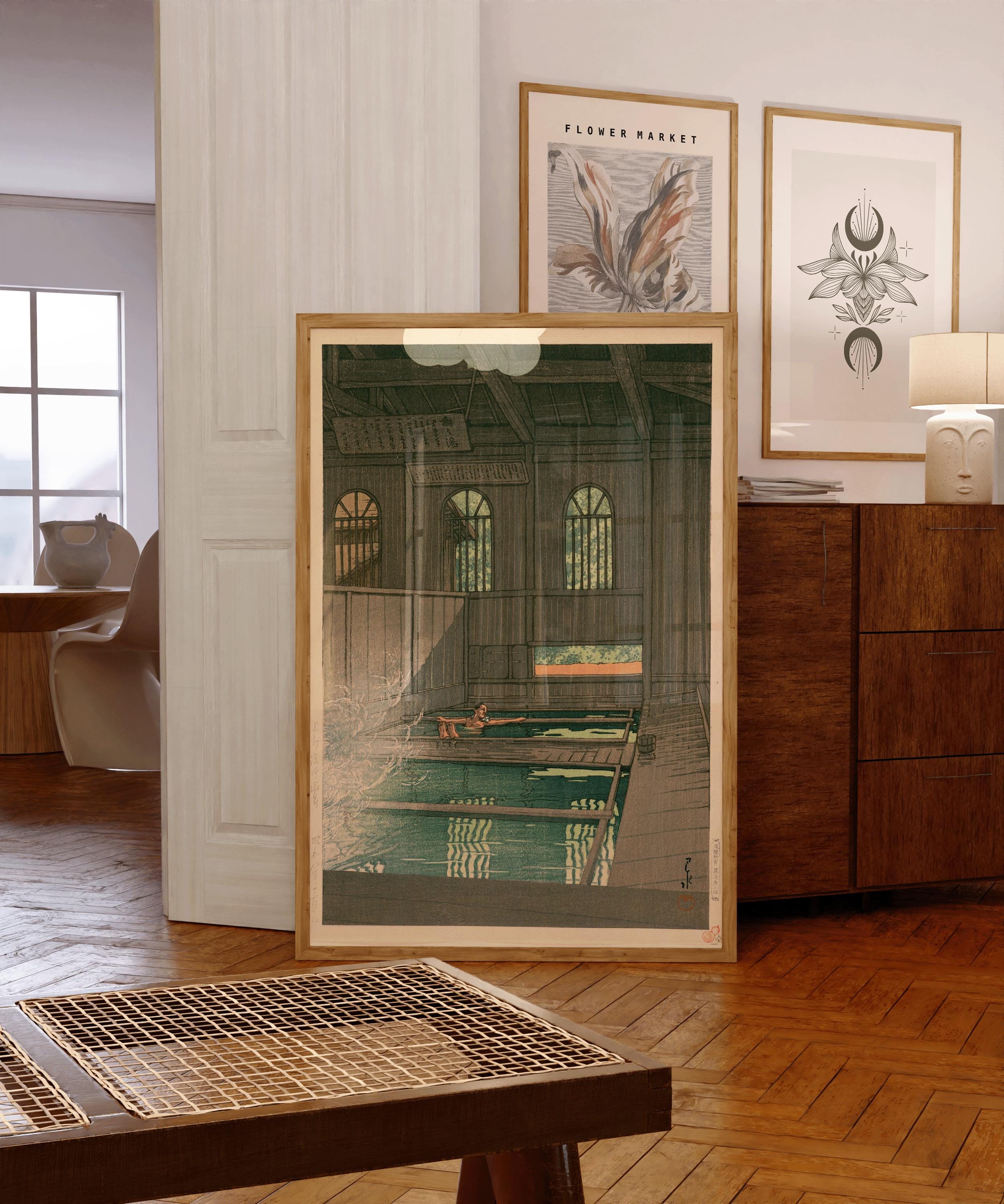 Kawase Hasui - Hoshi Hot Spring in Joshu Giclée Print: Vintage Japanese Woodblock Art - 9ArtPrints