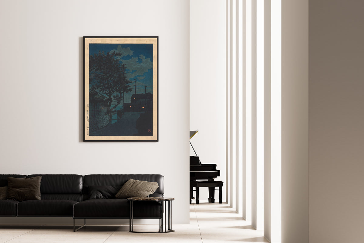 Kawase Hasui — Kamezaki, Bishu | Japanese Woodblock Print (Shin Hanga) - 9ArtPrints