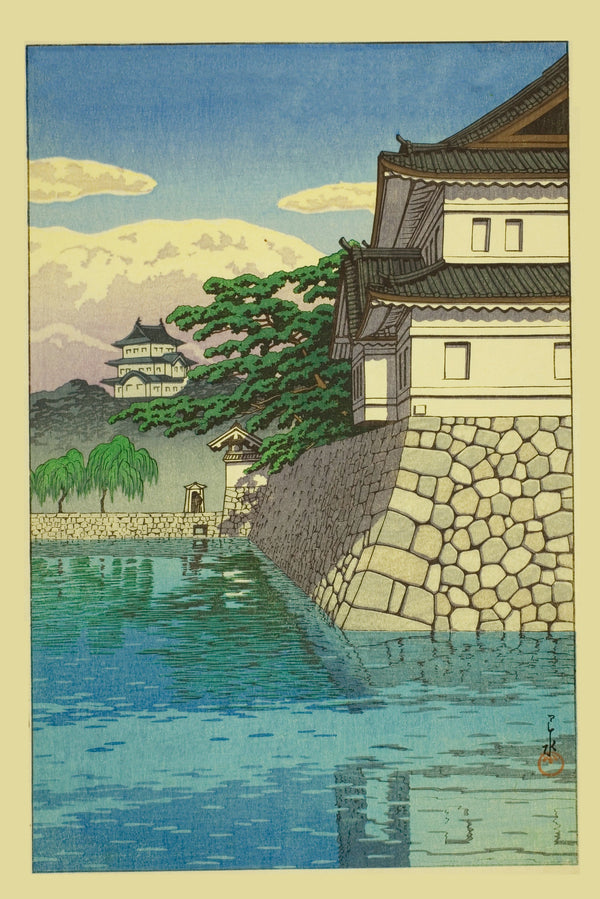 Kawase Hasui — Kikyo Gate | Japanese Woodblock Print (Shin Hanga)