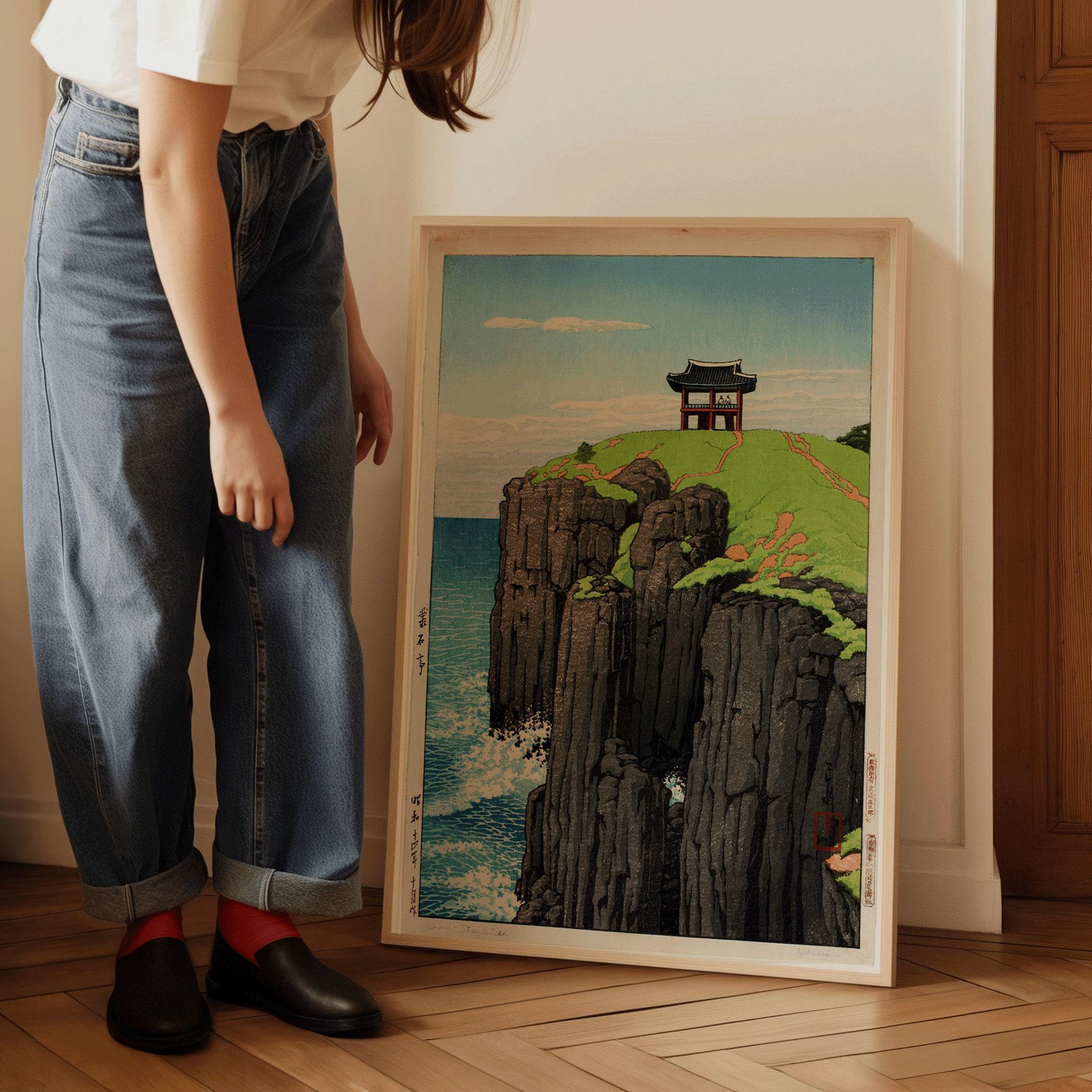 Kawase Hasui Korean Landscape Print: Vintage Japanese Woodblock Art - 9ArtPrints
