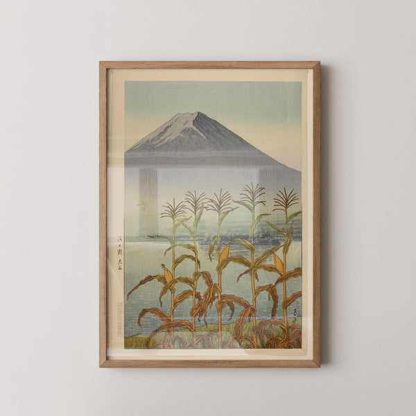 Kawase Hasui — Lake Kawaguchi Japanese Woodblock Print: Vintage Ukiyo-e Art | Japanese Woodblock Print (Shin Hanga)