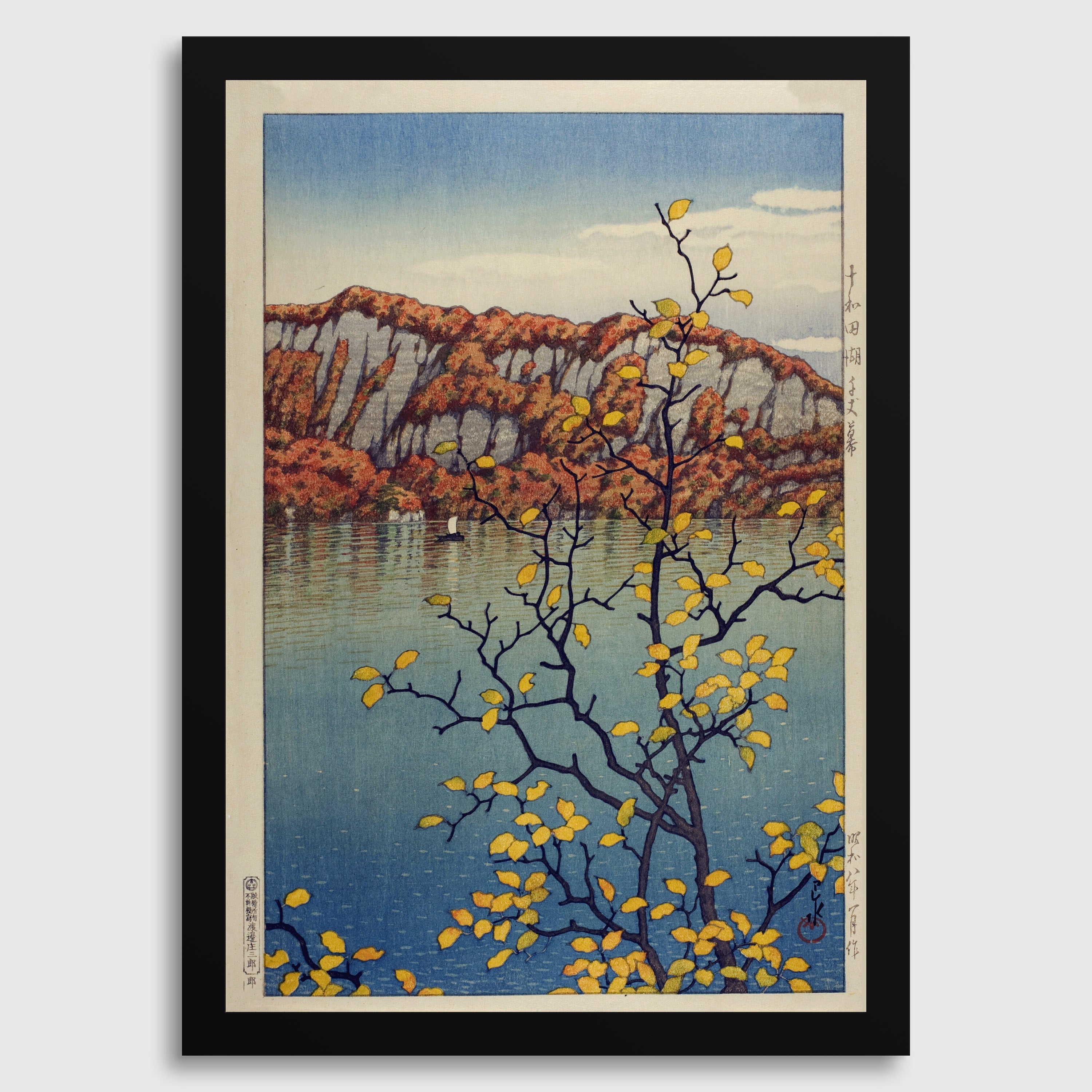 Kawase Hasui - Lake Towada Japanese Woodblock Print (Giclée) - 9ArtPrints