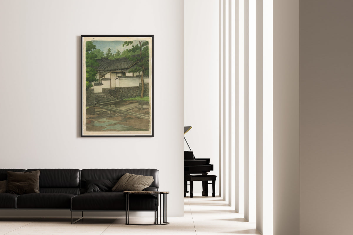 Kawase Hasui — Obakusan Temple in Uji | Japanese Woodblock Print (Shin Hanga) - 9ArtPrints