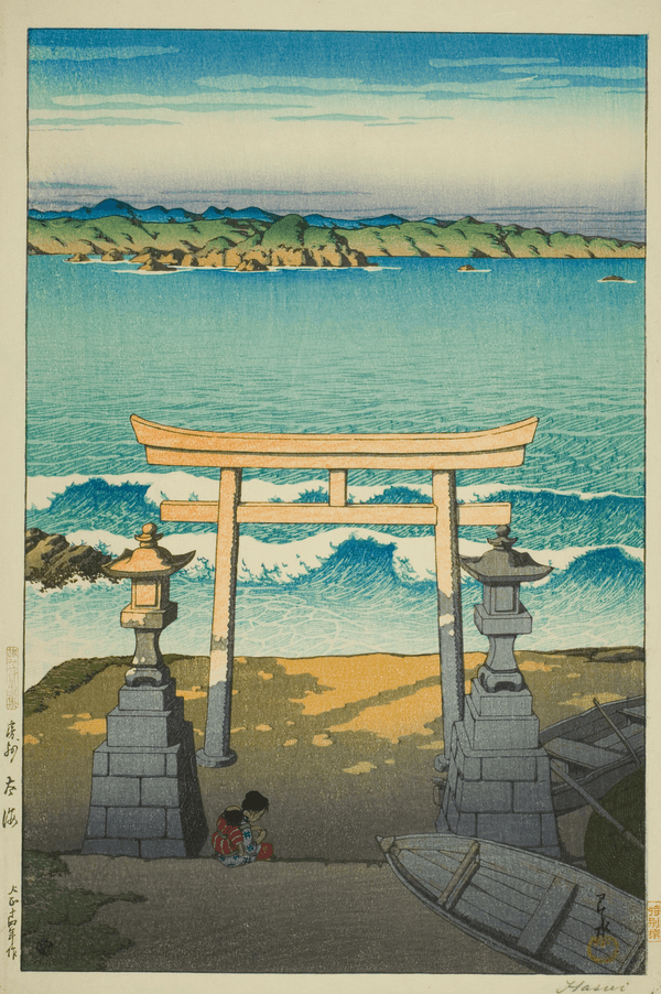 Kawase Hasui — Pacific Ocean Print | Japanese Woodblock Print (Shin Hanga)