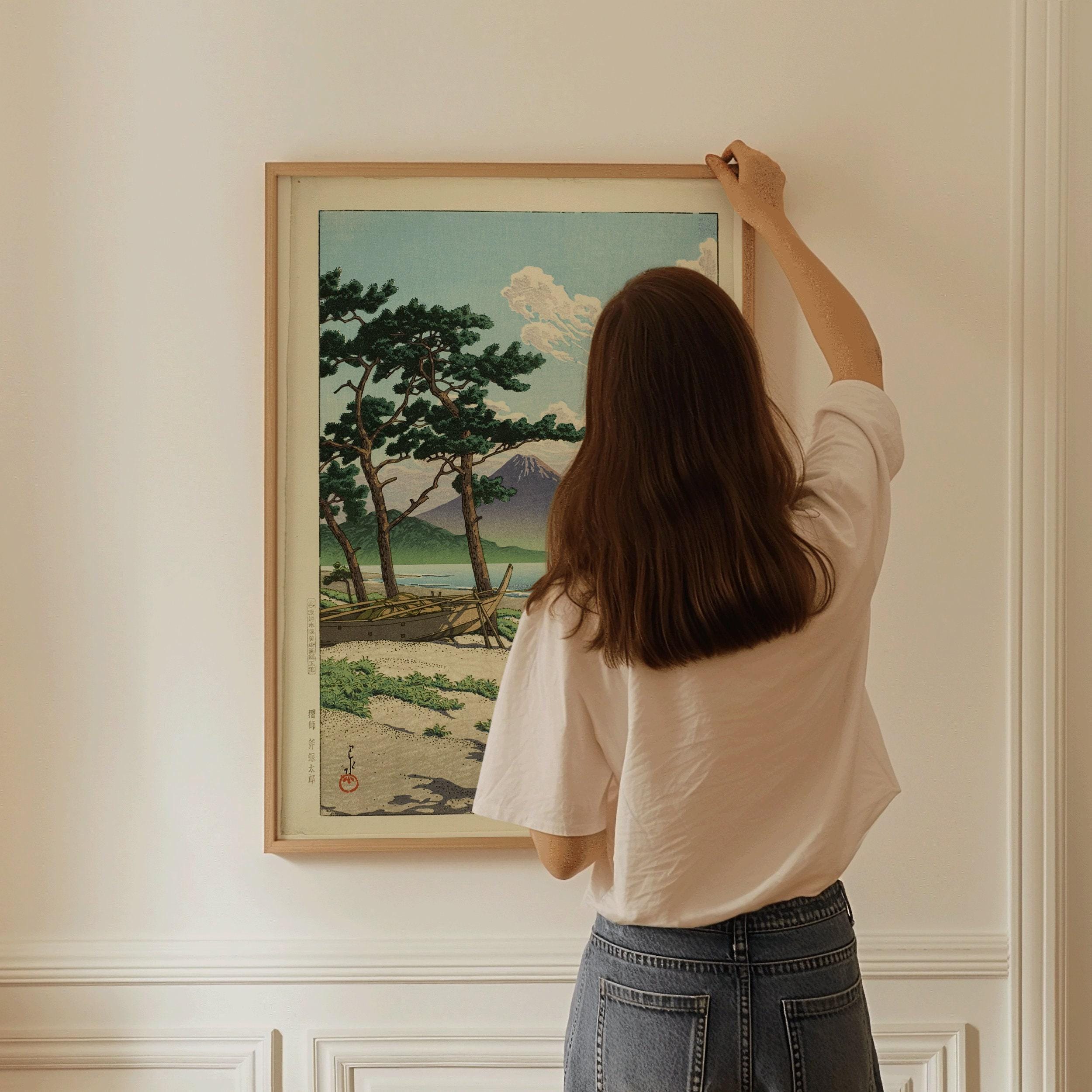Kawase Hasui - Pine Beach Giclee Print: Vintage Japanese Ukiyo - e Art - 9ArtPrints