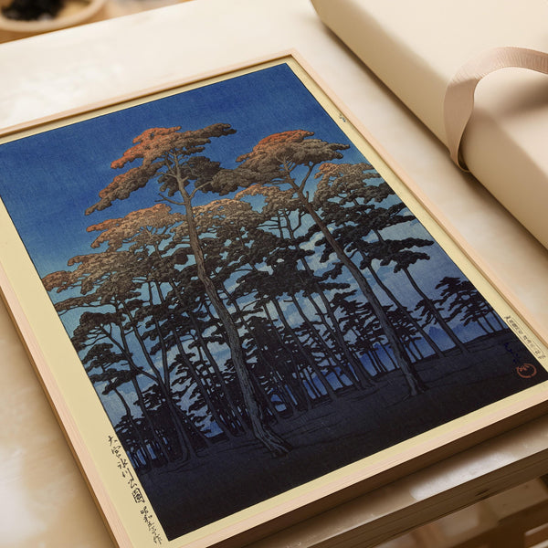 Kawase Hasui — Print: Hikawa Park Japanese Woodcut Art | Japanese Woodblock Print (Shin Hanga)