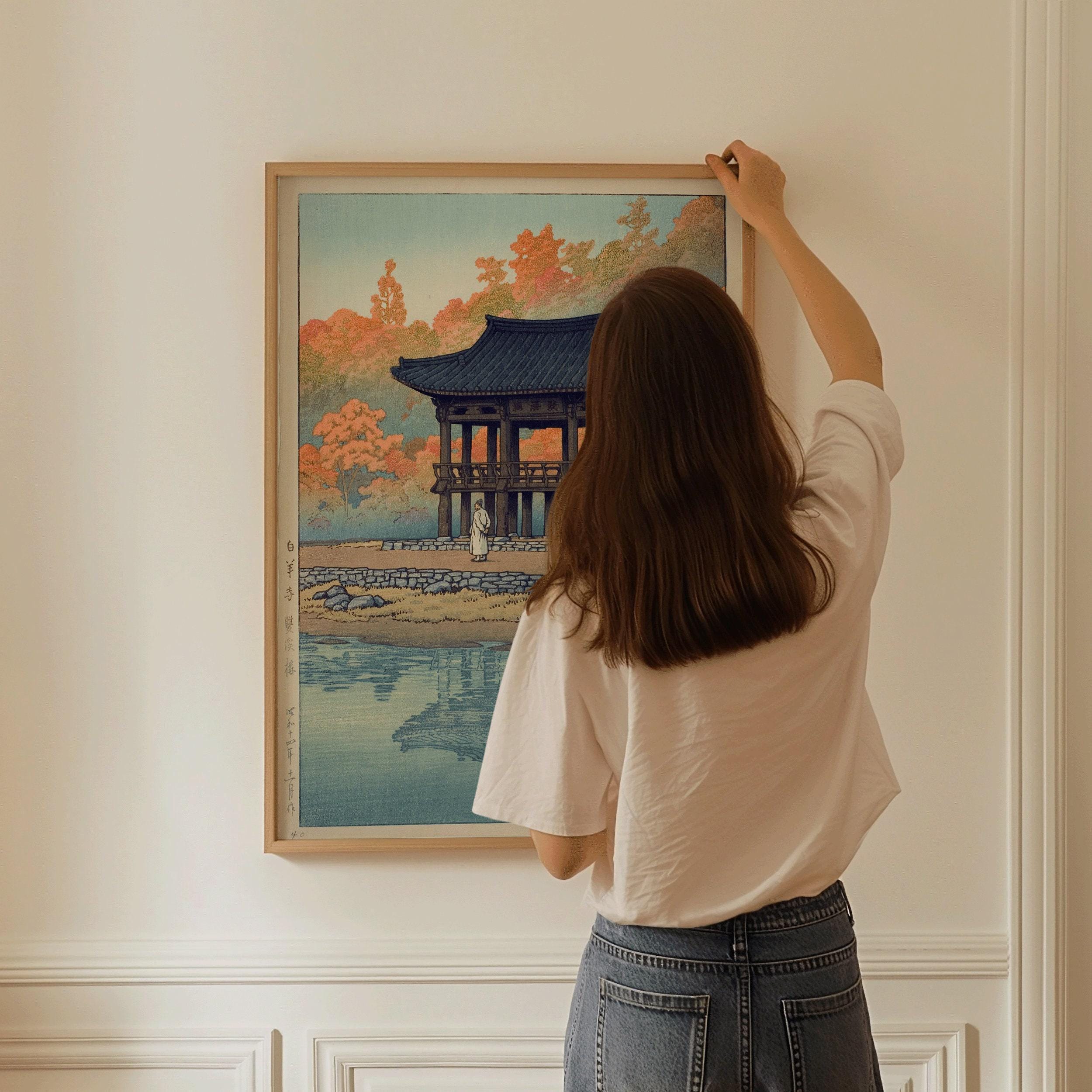 Kawase Hasui Print: Sanggye Pavillion, Korean Woodblock Art (Available Framed) - 9ArtPrints