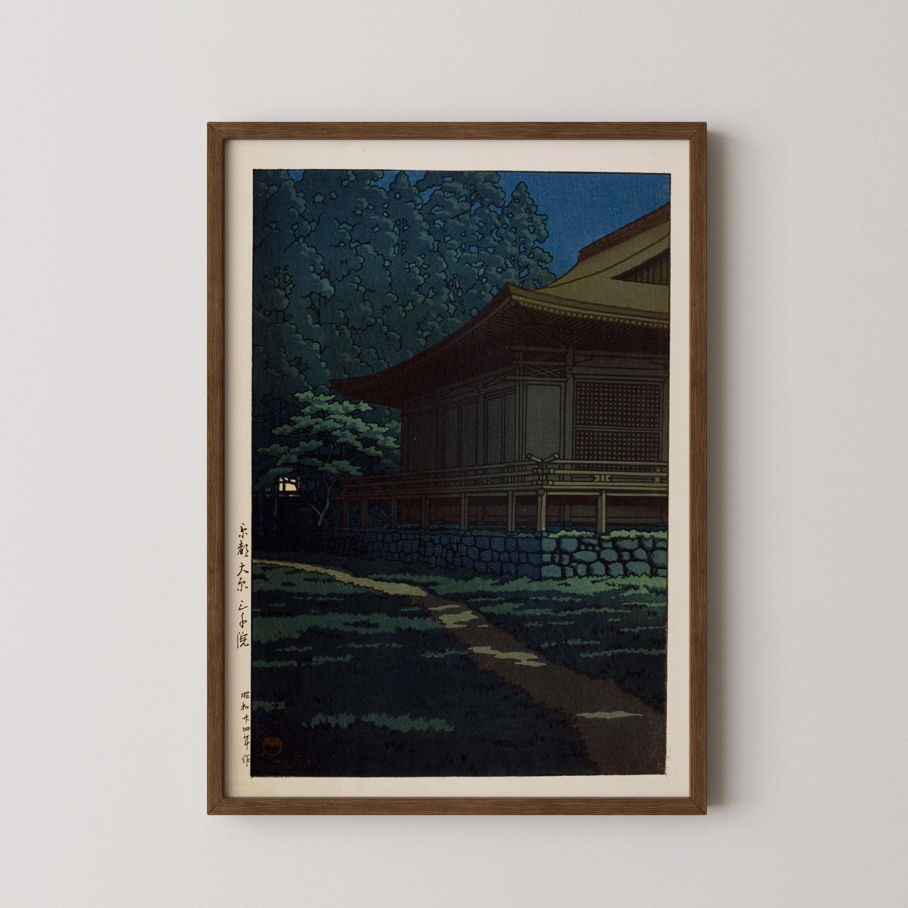 Kawase Hasui - Sanzen Temple, Ohara, Kyoto | PREMIUM GICLÉE PRINT | Vintage Japanese Woodblock Art (available handframed or unframed) - 9ArtPrints