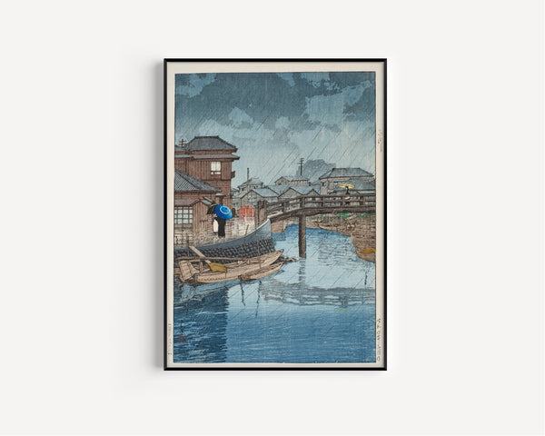Kawase Hasui — Shinagawa | Japanese Woodblock Print (Shin Hanga)