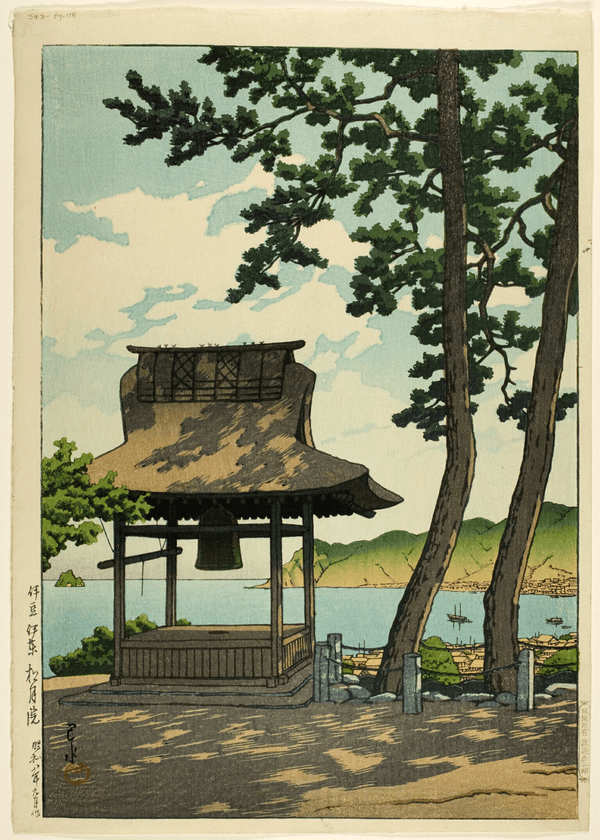 Kawase Hasui — Shogetsu Temple Giclée Print: | Japanese Woodblock Print (Shin Hanga)
