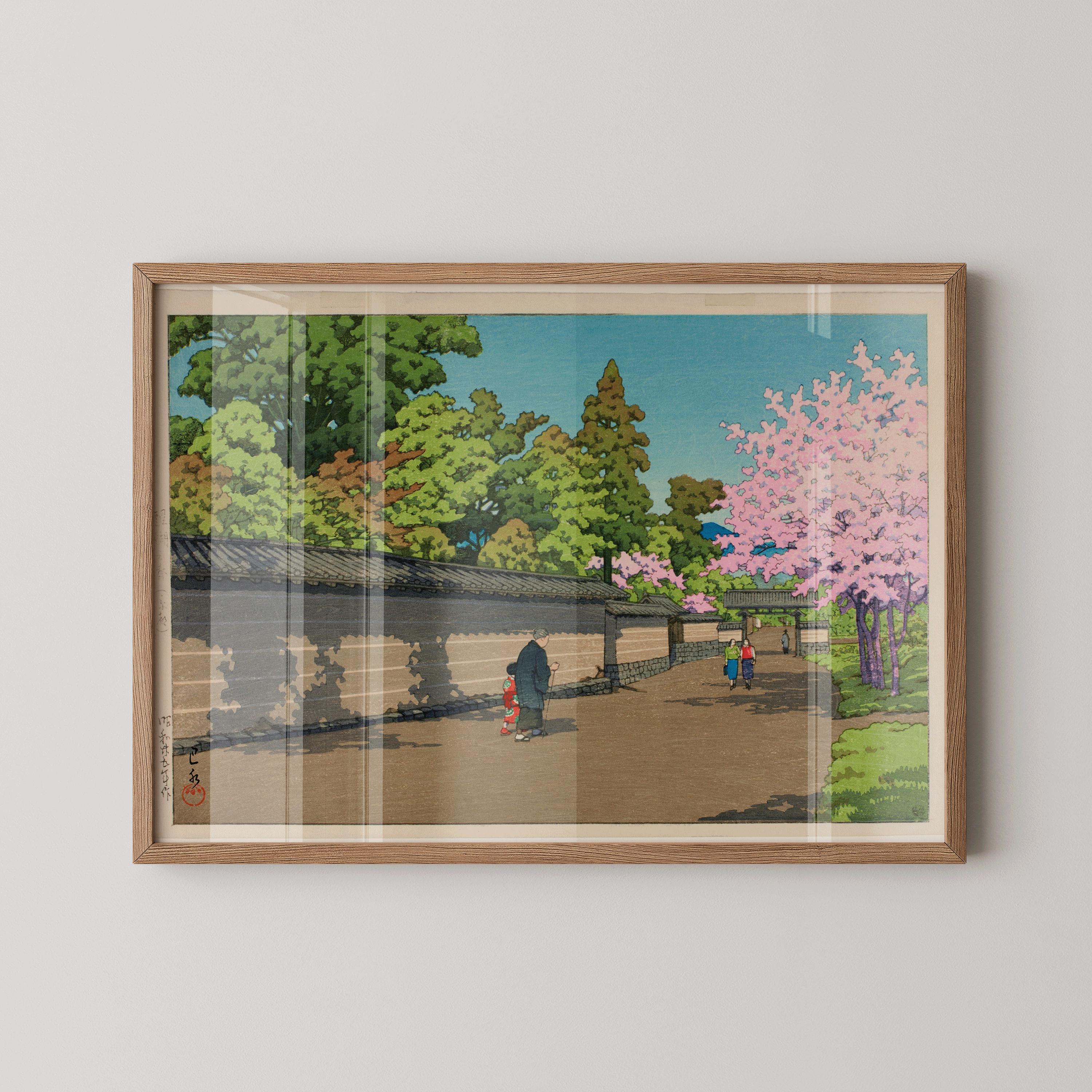 Kawase Hasui - Spring in Kyoto | PREMIUM GICLÉE PRINT | Japanese Vintage Woodblock Art (available handframed or unframed) - 9ArtPrints