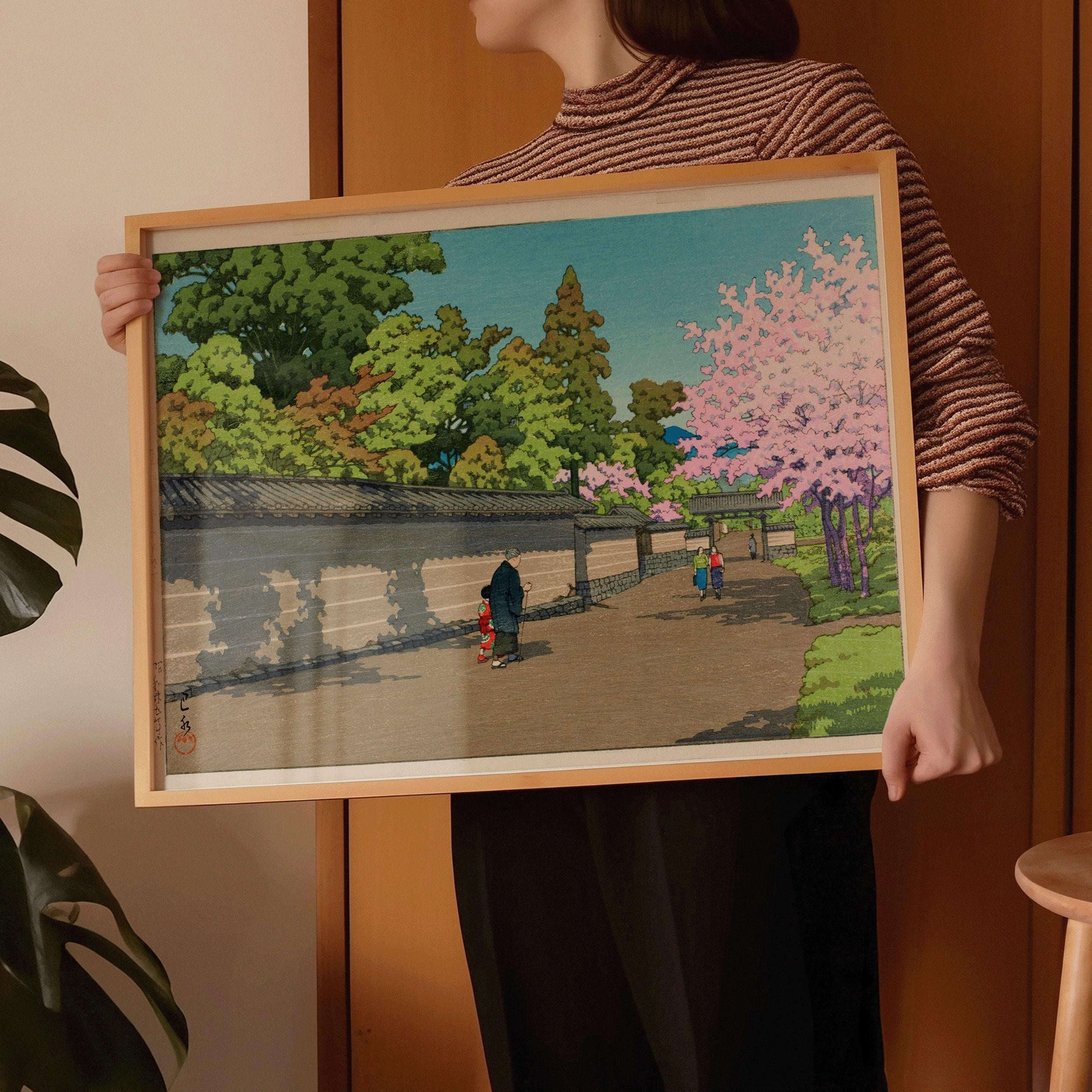 Kawase Hasui - Spring in Kyoto | PREMIUM GICLÉE PRINT | Japanese Vintage Woodblock Art (available handframed or unframed) - 9ArtPrints