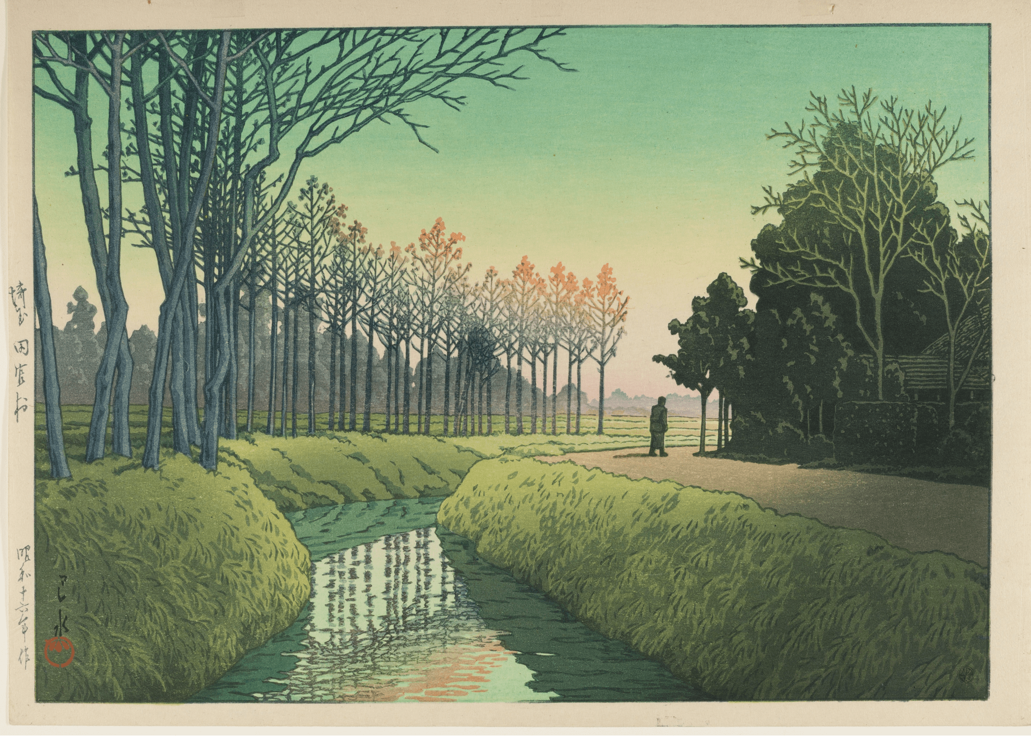Kawase Hasui — Tamiya Village Giclee Print: | Japanese Woodblock Print (Shin Hanga) - 9ArtPrints