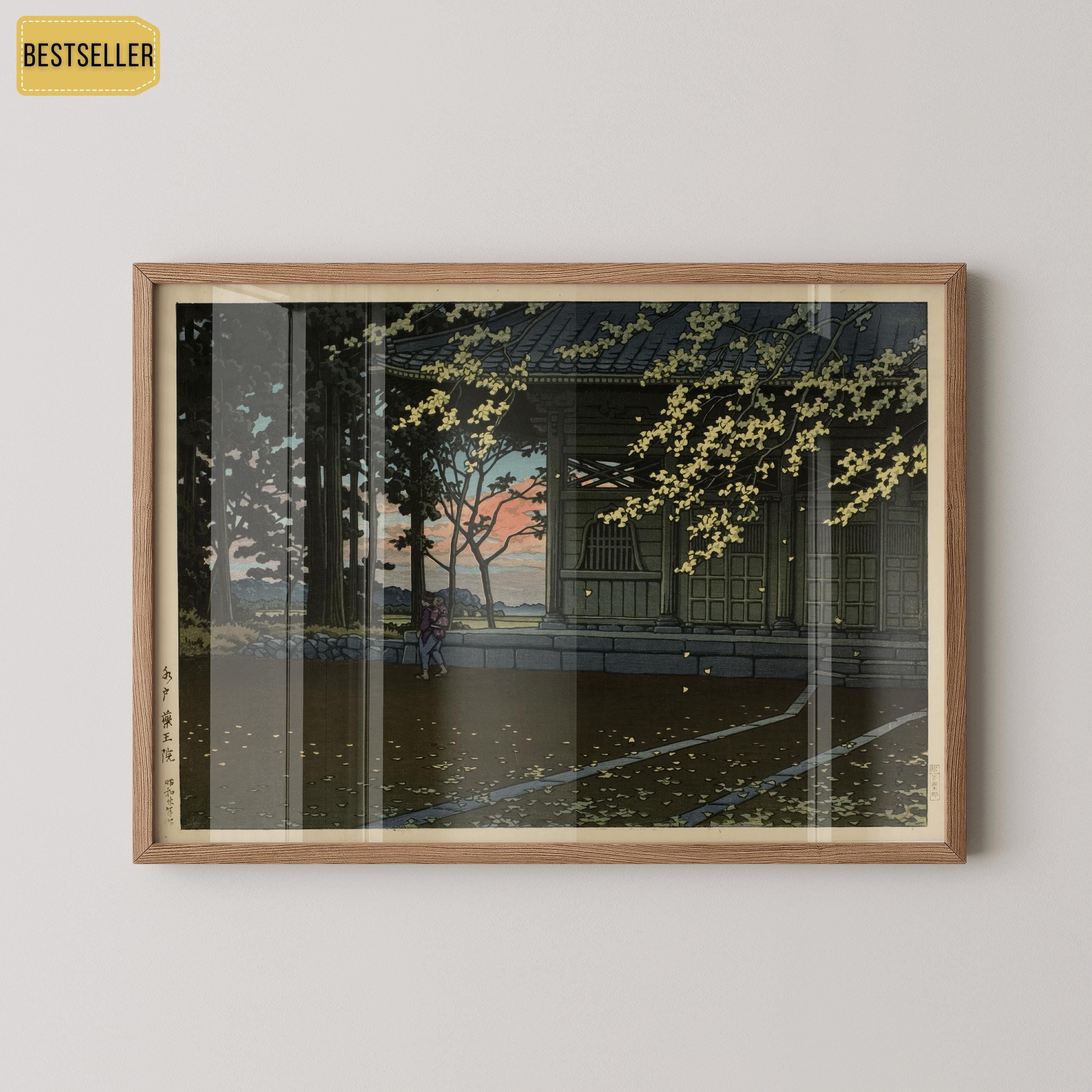 Kawase Hasui - Yakuo Temple, Mito | PREMIUM GICLÉE PRINT | Japanese Vintage Woodblock Art (available handframed or unframed) - 9ArtPrints
