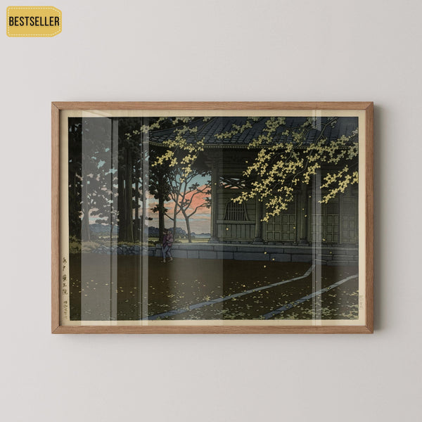 Kawase Hasui — Yakuo Temple Print: Japanese Woodblock Art | Japanese Woodblock Print (Shin Hanga)